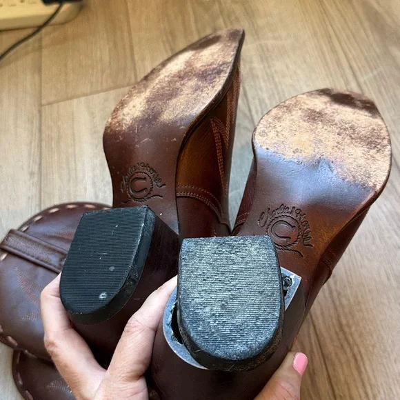 Charlie Horse leather cowboy boots 6.5 - Picture 5 of 8